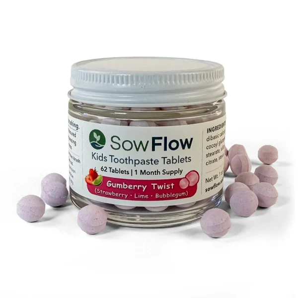 "Gumberry Twist" Toothpaste Tablets